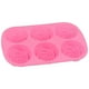 thumbnail image 2 of Molde para repostería, molde para hornear de silicona con forma de rosa de 6 cavidades, molde para pudín, innovación moderna, 2 of 8