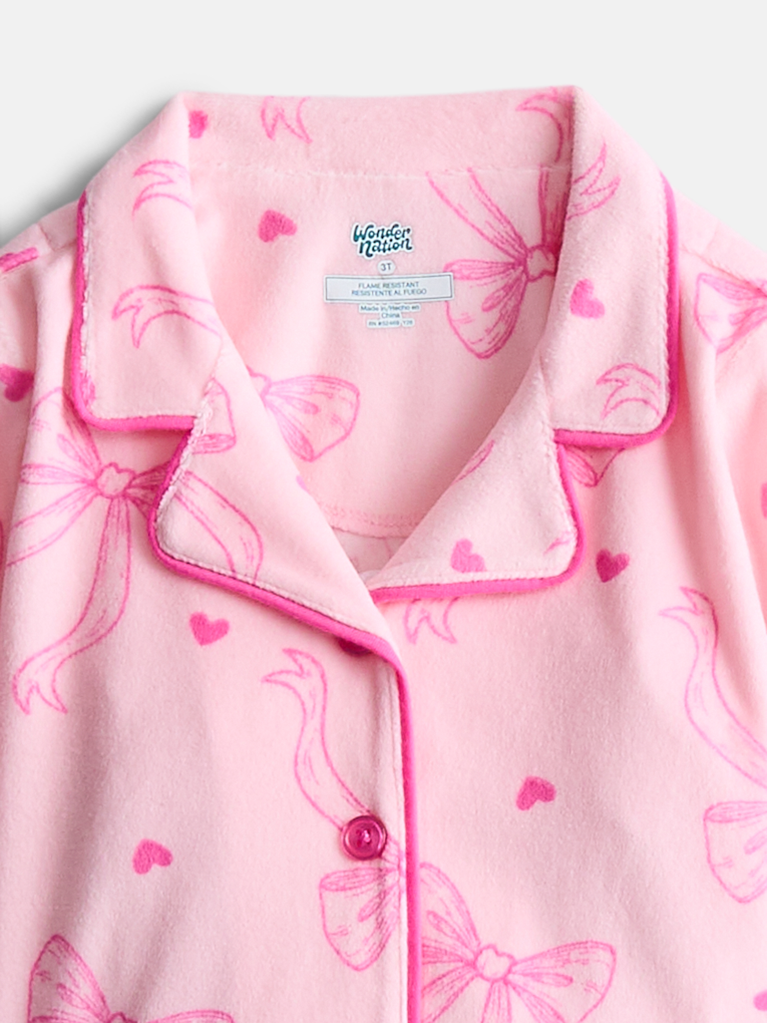 Wonder Nation Toddler Pajama Set, Long Sleeve, 2-Piece photo 2