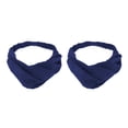 thumbnail image 1 of Diadema elástica para mujer 2pcs diademas cruzadas banda para el cabello estiramiento envoltura amplia del pelo yoga headwear azul Azul Magideal Diadema elástica para mujer, 1 of 7
