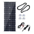 thumbnail image 1 of 1 panel solar portátil de cristal único de 30 W con doble USB. Rojo Verde, 1 of 5