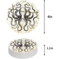 thumbnail image 1 of FMSHPON Octopus Set of 6 Round Coaster for Drinks, Absorbent Ceramic Stone Coasters Cup Mat with Cork Base for Home Kitchen Room Coffee Table Bar Decor, 1 of 6