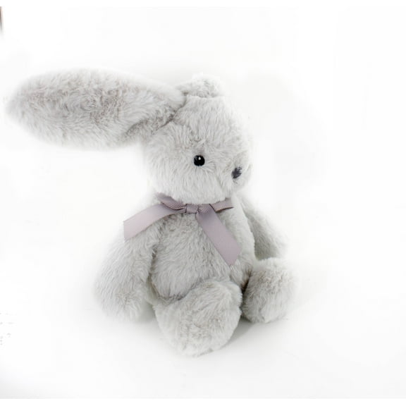 Made By Aliens Easter Stuffed Bunny Animal Soft Lovely Realistic Wild Rabbit Plush Toy for Boys Girls Kids Easter Decorations Basket Stuffers Gifts 12 Inch