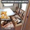 thumbnail image 5 of FOR U DESIGNS Horse Amercian Tribal Print RV Dinette Cushion Covers Wear-Resistan Camper Cushion Slipcover Elastic 2 Seat Sofa Chair Cover 1 Backrest Covers and 1 Bench Covers, 5 of 7