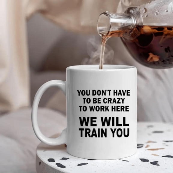 1pc Humorous Mug 11Oz Insulated Reusable Ceramic Coffee Mug 1pc Humorous Office Themed Novelty Cup Washable Multipurpose Coworkers with Sarcastic Quote