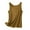 Yellow, variant on SwiftWear Coffee Women Summer Tank Tops Casual Wide Strap Banded Bottom Loose Camisole Sleeveless Pullover Shirts M-XXL