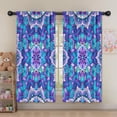 thumbnail image 5 of Blackout Kids Curtains,Purple Ethnic Mandala Pattern Childrens Insulated Curtains Set Of 2,Bedroom Essentials,Toddler Room Decor 52x63in(132x160cm), 5 of 5