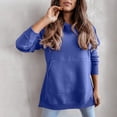 thumbnail image 3 of GigrtiJin Women's Hooded Sweatshirt Long Sleeve Solid Color Pullover Tops Casual Loose Sweatshirts with Pockets, 3 of 7