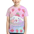 thumbnail image 6 of Sanrio Cinnamoroll Kids T-Shirt 3d Printed Graphic T-Shirts Boys And Girls Short Sleeve Shirts For Youth Kids X-Small, 6 of 6