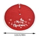 thumbnail image 2 of Falda de árbol de Navidad Copos de nieve Manta impresa Fondo del piso Navidad rústica Decoración exterior del hogar Adorno festivo para fiestas Inevent HA008749-00, 2 of 2