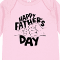 thumbnail image 4 of Inktastic Happy Father's Day Parent-Child Fist Bump Boys or Girls Long Sleeve Baby Bodysuit, 4 of 5