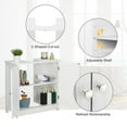 Ktaxon Pedestal Under Sink Bathroom Vanity Storage Organizer