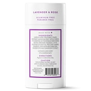 Native Natural Deodorant, Lavender and Rose, Aluminum Free, 2.65 Oz