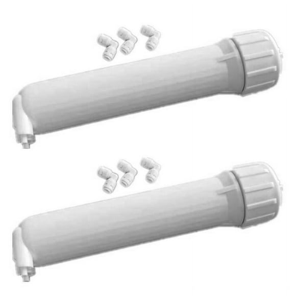 2X 1812/2012 Reverse Osmosis Membrane Filter Housing 1/4 Quick Links Kitchen Water Purifier Parts