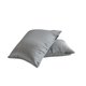 thumbnail image 3 of Funda de almohada lumbar de lujo HomeCentric, gris plateado, paquete de 2, 30 x 40 cm (12 x 16 pulgadas). Funda de almohada rectangular lisa y lisa de seda artística, estilo moderno liso. Lujo gris, 3 of 5