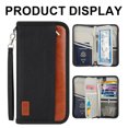 thumbnail image 4 of Passport Wallets, Travel Wallet, RFID Family Passport Holder, Trip Document Organizer with Zippered, 4 of 5