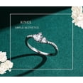 thumbnail image 3 of Luxury Womens 925 Silver Ring with Gold-Plated Artificial Gemstones and Semi-Precious Stones, Diamond Processing, 3 of 5