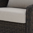 thumbnail image 5 of Better Homes & Gardens River Oaks Outdoor Swivel Gliders with Patio Covers, Set of 2, Dark Brown, 5 of 12