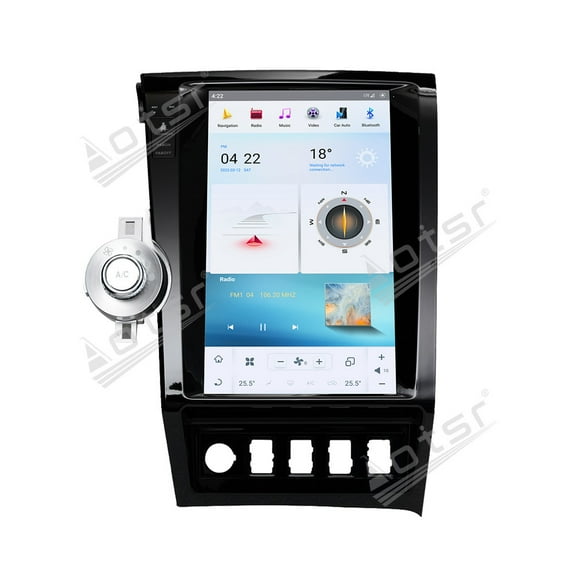 Aotsr 13.6 inch Tesla style screen car radio player for Toyota Tundra 2007-2011 Android head unit IPS touch screen car GPS navigation multimedia player