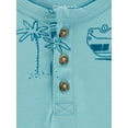 thumbnail image 3 of Carter's Child of Mine Baby Boy Romper, Sizes 0/3-24 Months, 3 of 5