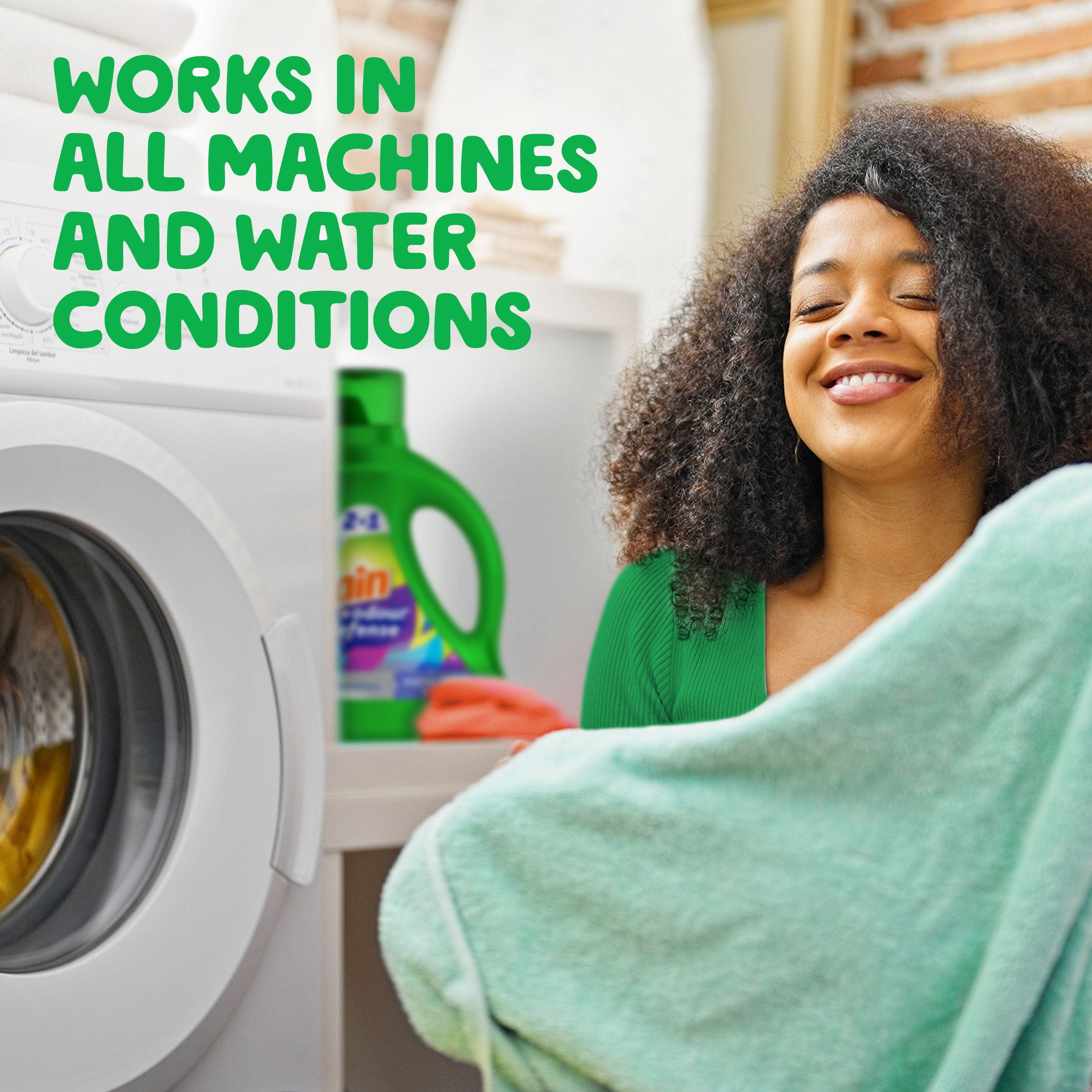 Gain Odour Defense Liquid Laundry Detergent, Super Fresh Blast Scent, 4.2 L, 100 loads, 2 in 1, Laundry Detergent Liquid Soap, HE compatible