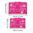 thumbnail image 3 of Hearth & Gear Valentine's Day Wool Unique Shape Rug Create A Cozy Atmosphere At Home Warm Your Hearts & Home Holiday Your Floor With Themed 7x5 Rug Large Thick Rugs for Living Room Blankets under 20, 3 of 7