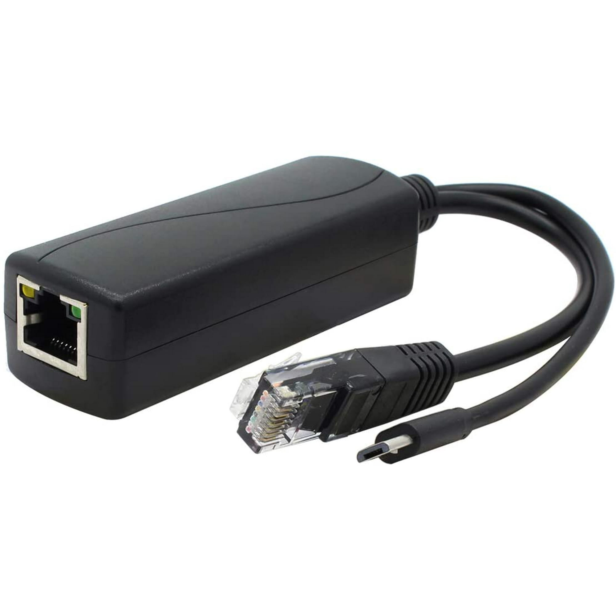 axGear Gigabit Ethernet PoE Splitter Adapter 5V 2.4A Micro Works with Raspberry Pi 3B+, IP Camera and More | Walmart
