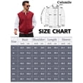 thumbnail image 4 of Colsmile Mens Varsity Jacket Lightweight Outerwear Jacket Causal Waffle Letterman Bomber Jackets Baseball Coat, 4 of 7