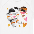thumbnail image 4 of Inktastic Astronaut Valentine Outer Space Hearts Boys or Girls Baby Bodysuit, 4 of 5
