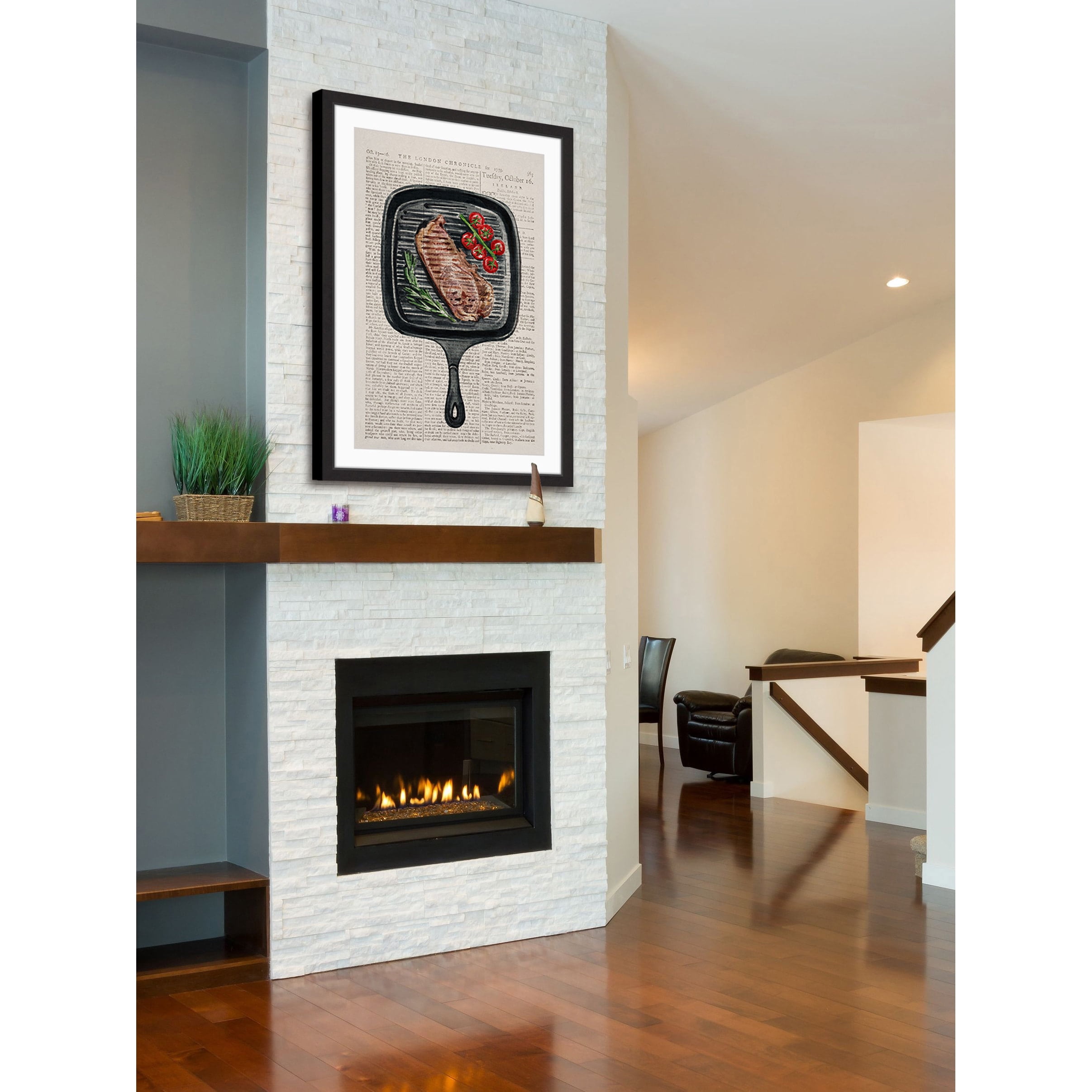 "Sizzling" Framed Painting Print