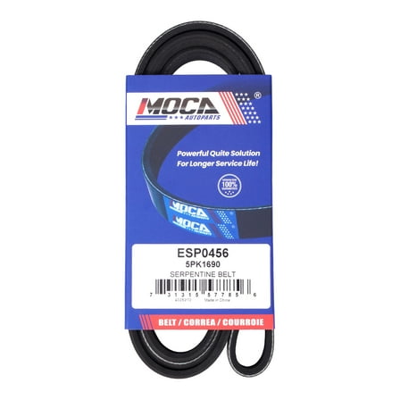 MOCA AUTOPARTS 5PK1690 Serpentine Belt Fit for 2016-2019 & 2021-2022 Buick Encore 1.4L & 2021-2022 Chevrolet Trax 1.4L
