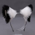thumbnail image 1 of Diadema de pelo con orejas de gato y zorro de piel sintética de felpa para mujer y niña, diadema para Cosplay, tocado para fiesta de disfraces, accesorios para el cabello, 1 of 5
