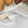 thumbnail image 3 of Coolnut 60" Christmas Snowman Round Tablecloth, Waterproof Stain and Wrinkle Resistant Washable Decorative Table Covers for Kitchen Dining Tabletop Party Outdoor Picnic, 3 of 7