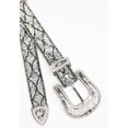 thumbnail image 2 of Shyanne Women's Diamond Glam Rhinestone Belt Silver M/L, 2 of 2