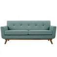 thumbnail image 2 of Allora Mid Century Modern Tufted Loveseat in Laguna, 2 of 4