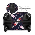 thumbnail image 4 of Bixox Washable Love Wine Printed Luggage Cover, Fashion Suitcase Protector Fits for Large luggage, 4 of 8