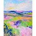thumbnail image 2 of Marrison, TA 20x24 Black Ornate Wood Framed with Double Matting Museum Art Print Titled - Colourful Land I, 2 of 4