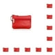 thumbnail image 3 of Cartera de cuero Qarigey Organizador de monedas Rojo 10Conjunto, 3 of 6