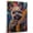 Affenpinscher, variant on Sealyham Terrier Dog Harp Stretched Canvas Size 8x12 – Funny Sealyham Terrier Dog Playing Harp Canvas Wall Art for Music Lovers, Pet Lovers, Home Decor