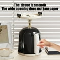 thumbnail image 4 of No Drill Waterproof Tissue Box Storage Rack, Multi-Functional Desktop Organizer for Bathroom, Kitchen, Bedroom, Easy to Clean Plastic Tissue Holder, 4 of 6