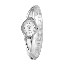 Ladies Silver Stainless Steel Watch Small Wrist Waterproof Quartz Diamond Analog Amazon.com: OLEVS Women main image 2