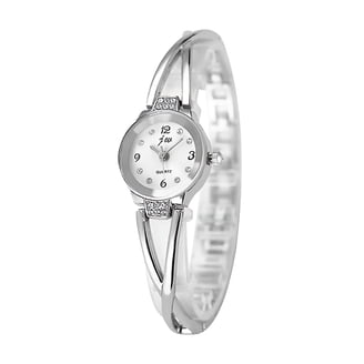 Watches Women with Date Silver Stainless Steel Luxury Ladies  display picture 2
