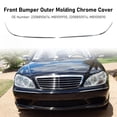 thumbnail image 4 of Front Bumper Trim Strip Set, Front Bumper Outer Molding Chrome Cover Wear Resistant Rugged Stylish  for S-Class W220 S55 AMG Base, 4 of 7