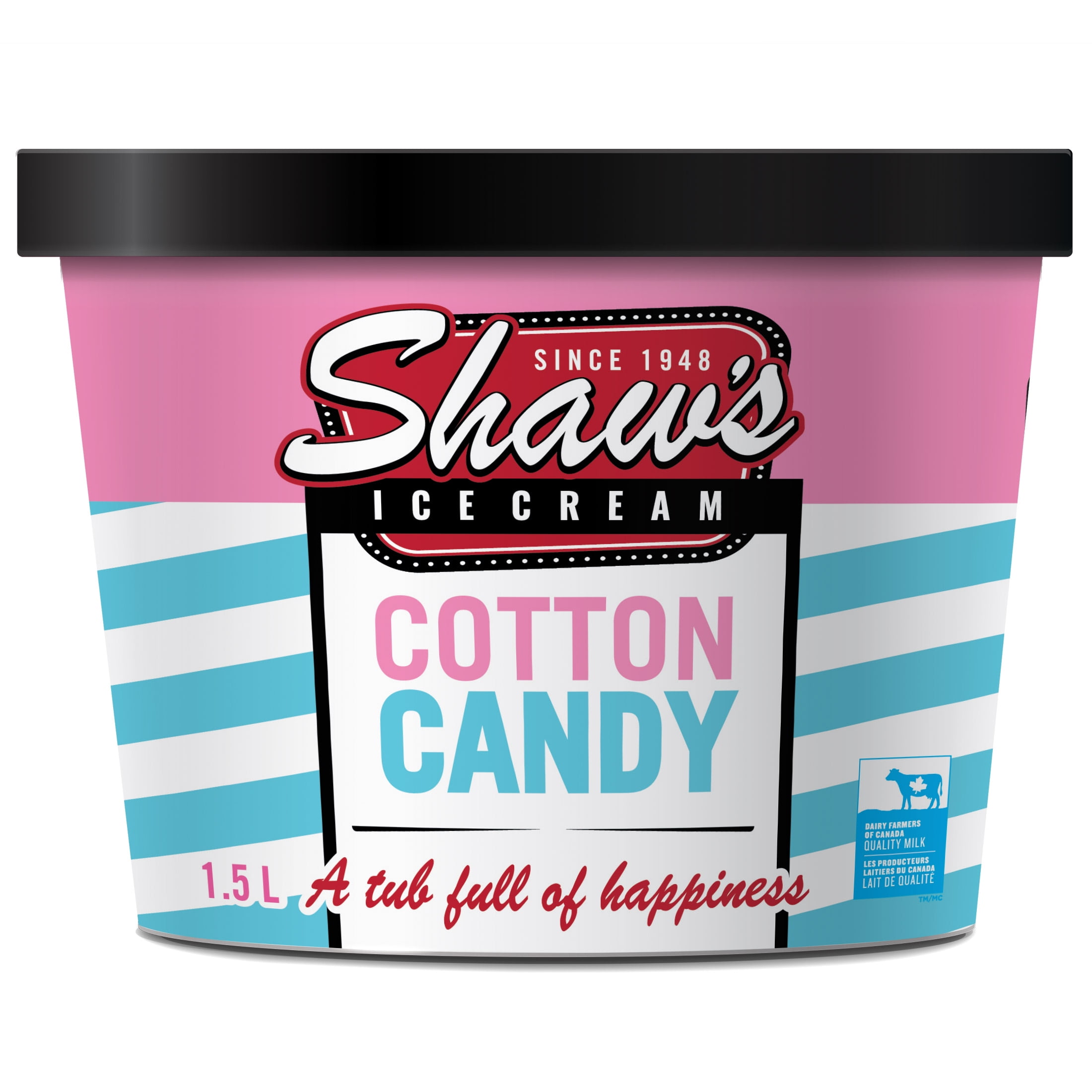 Shaw's COTTON CANDY Ice Cream 1.5L, COTTON CANDY Ice Cream