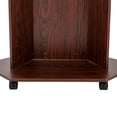 thumbnail image 2 of Wildnix Podium Wood Stand with Large Surface and Open Compartments, Sturdy Construction, Easy to Move, Fix, and Clean for Presentations, 2 of 6
