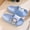 Sky Blue, variant on Girls Slides, Open Toe No Slip Soft Bottom Bathroom Summer Slippers Yellow Size 12.5-13(Little Kids)