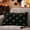 Black, variant on Halloween Ghost Lumbar Throw Pillow Cover, Cute Tufted Knit Decorative Cushion Case for Sofa Couch, Spooky Soft Plush Fuzzy Fall Holiday Home Decor, 12x20 Inch, Beige