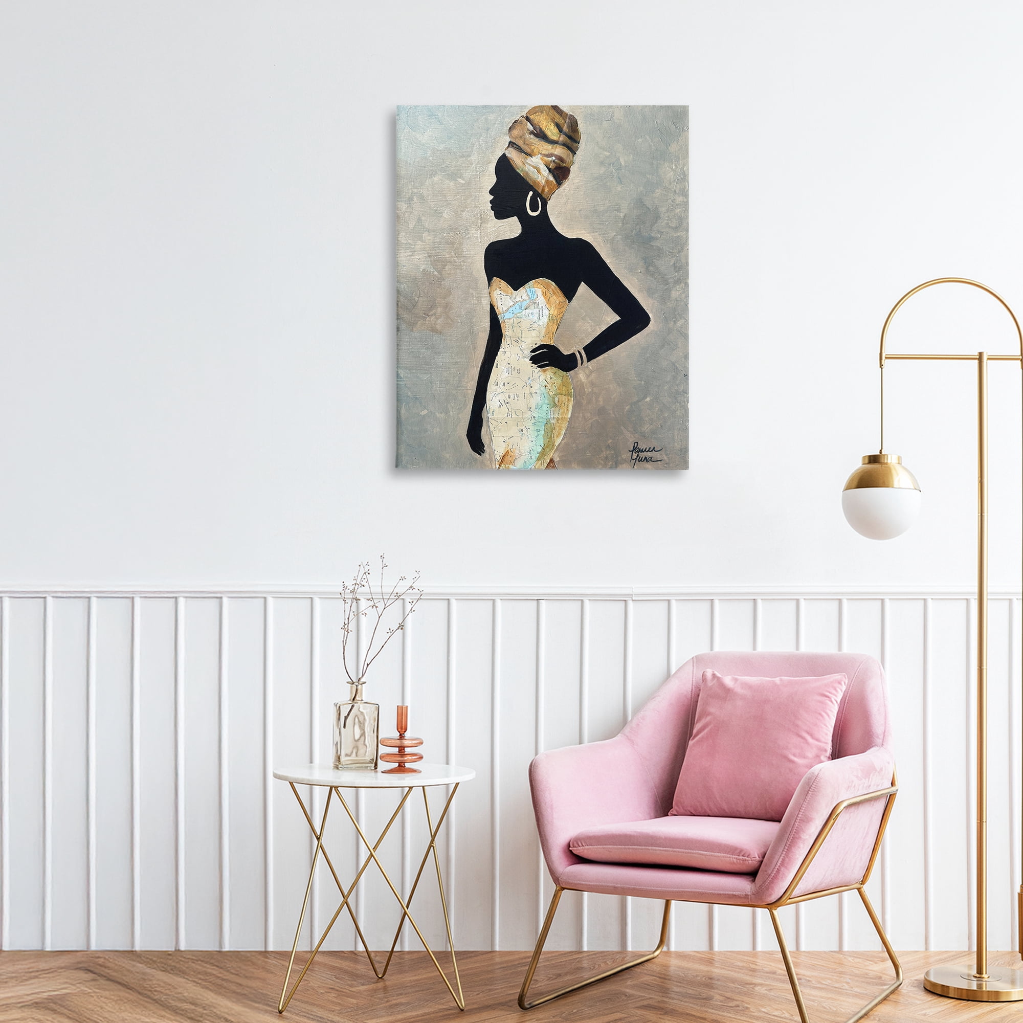 Stupell Industries Motherland Muse Fashion Portrait Canvas Wall Art, design by Lauren Luna