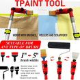 thumbnail image 3 of Multi-Angle Paint Brush Extender,Extension Pole Attachment Holder for Paint Brush,Roller,Secure Handle Grip,RotatingHead, 3 of 6