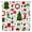 Rouge Vert, variante sur Rideau de Douche Arbre de Noël Boule Flocon de Neige Branches d'Arbre de Pin Hiver Vacances Rouge Bleu Blanc Festival Adolescents Extra Long Rideau de Salle de Bain Maison avec Crochets, 70 Pouces Lx84 H