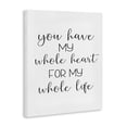 thumbnail image 4 of Stupell Industries Whole Heart For Life Text & Numbers Painting Wrapped Canvas Art Print Wall Art, 16 x 20, 4 of 8